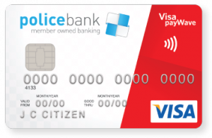 Police Bank Visa Credit Card